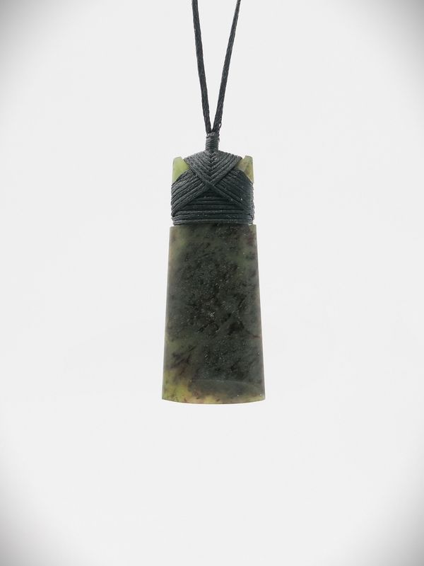 Moko Pounamu Toki NZ Genuine Hapopo Greenstone - Tumunui
