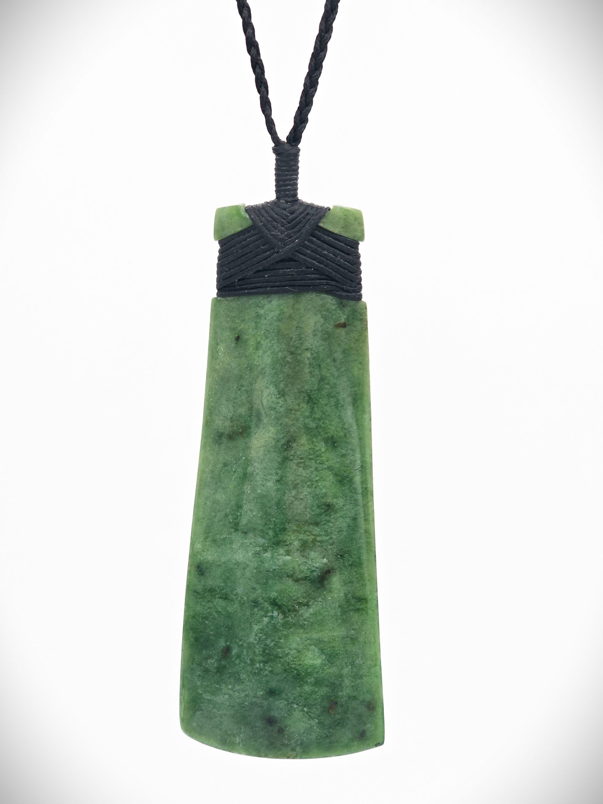 Moko Pounamu Toki NZ Genuine Kahotea Greenstone - Matahuru