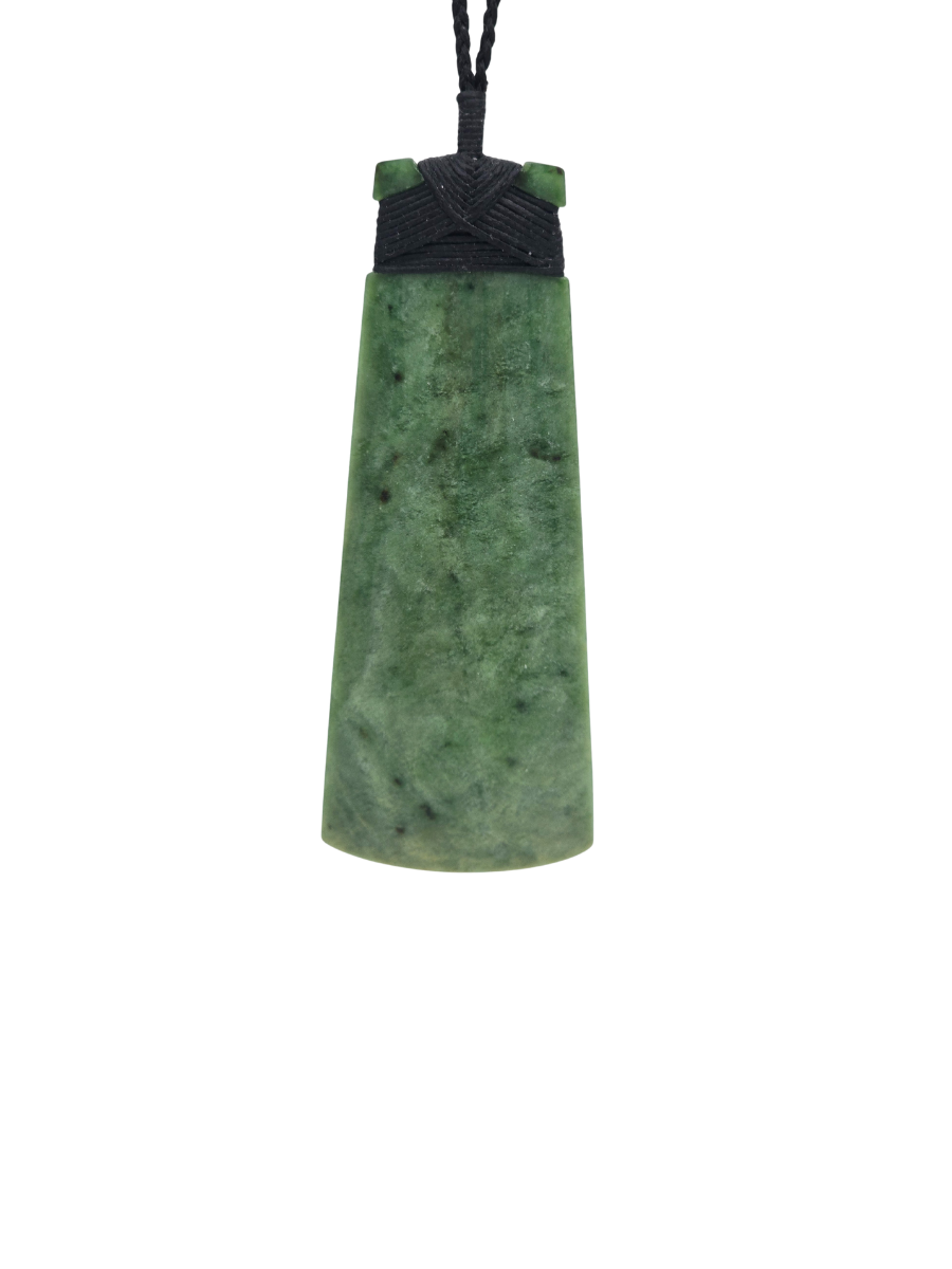Moko Pounamu Toki NZ Genuine Kahotea Greenstone - Matahuru