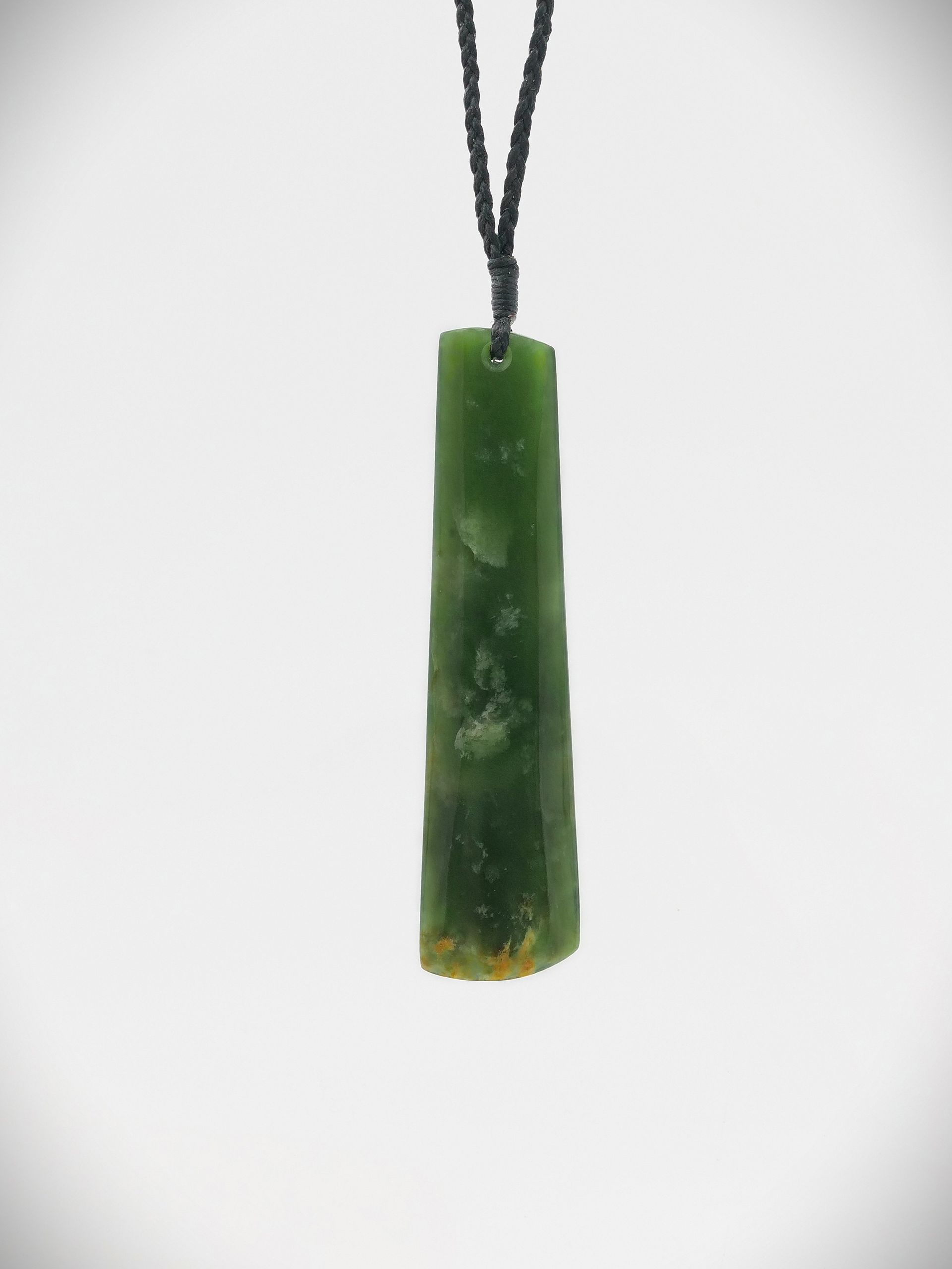 Moko Pounamu Kuru Genuine NZ Marsden Flower Greenstone - Pakuratahi