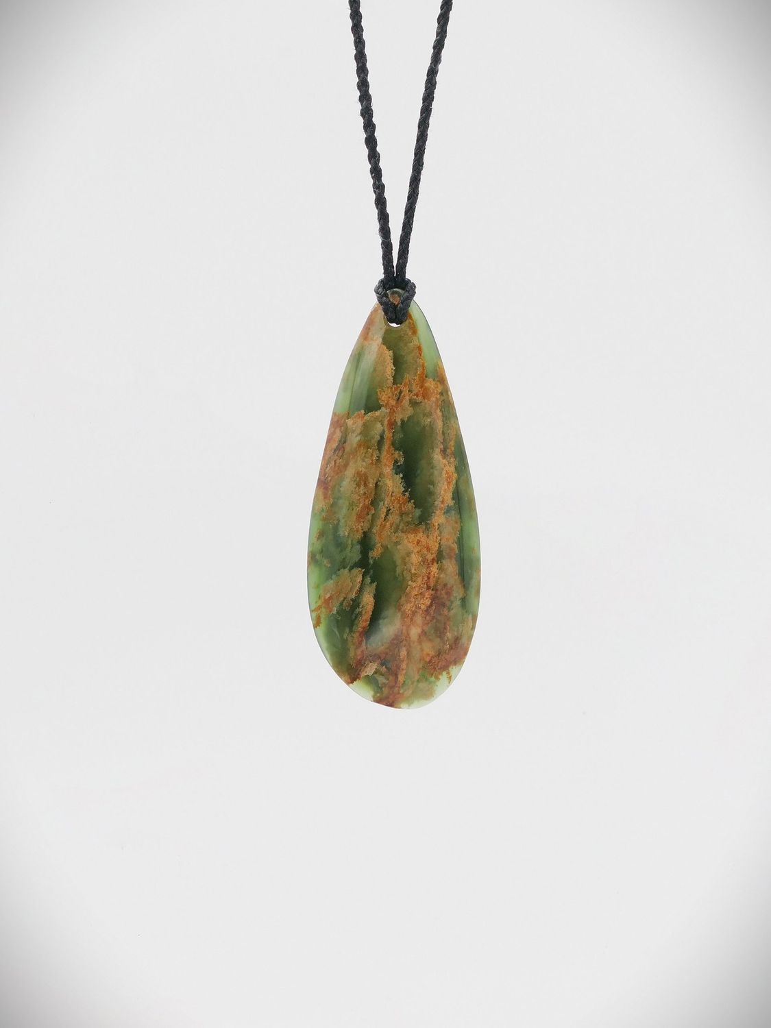 Moko Pounamu Roimata Genuine NZ Kahurangi Flower Greenstone - Peka Peka