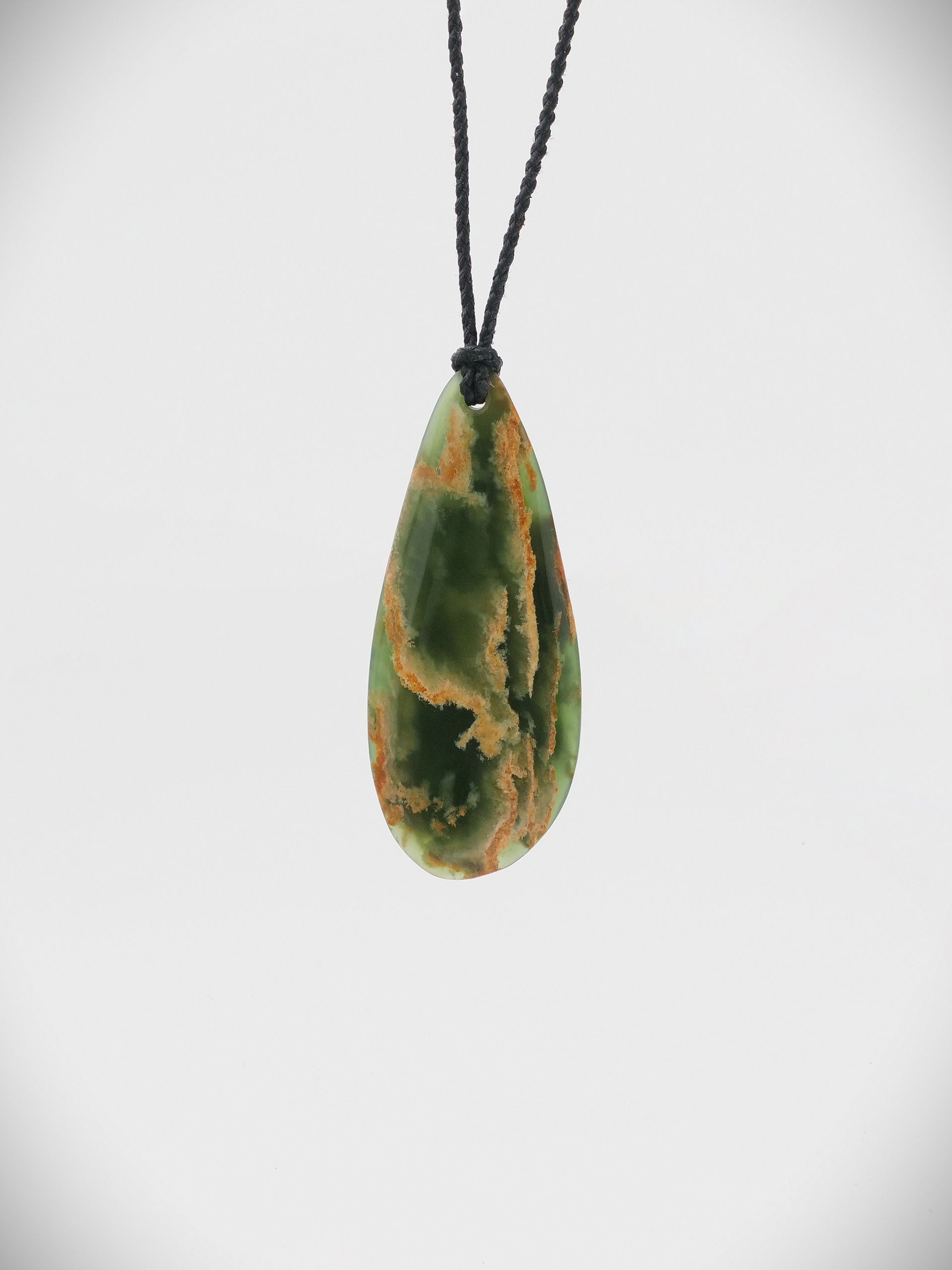 Moko Pounamu Roimata Genuine NZ Kahurangi Flower Greenstone - Peka Peka