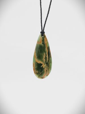 Moko Pounamu Roimata Genuine NZ Kahurangi Flower Greenstone - Peka Peka