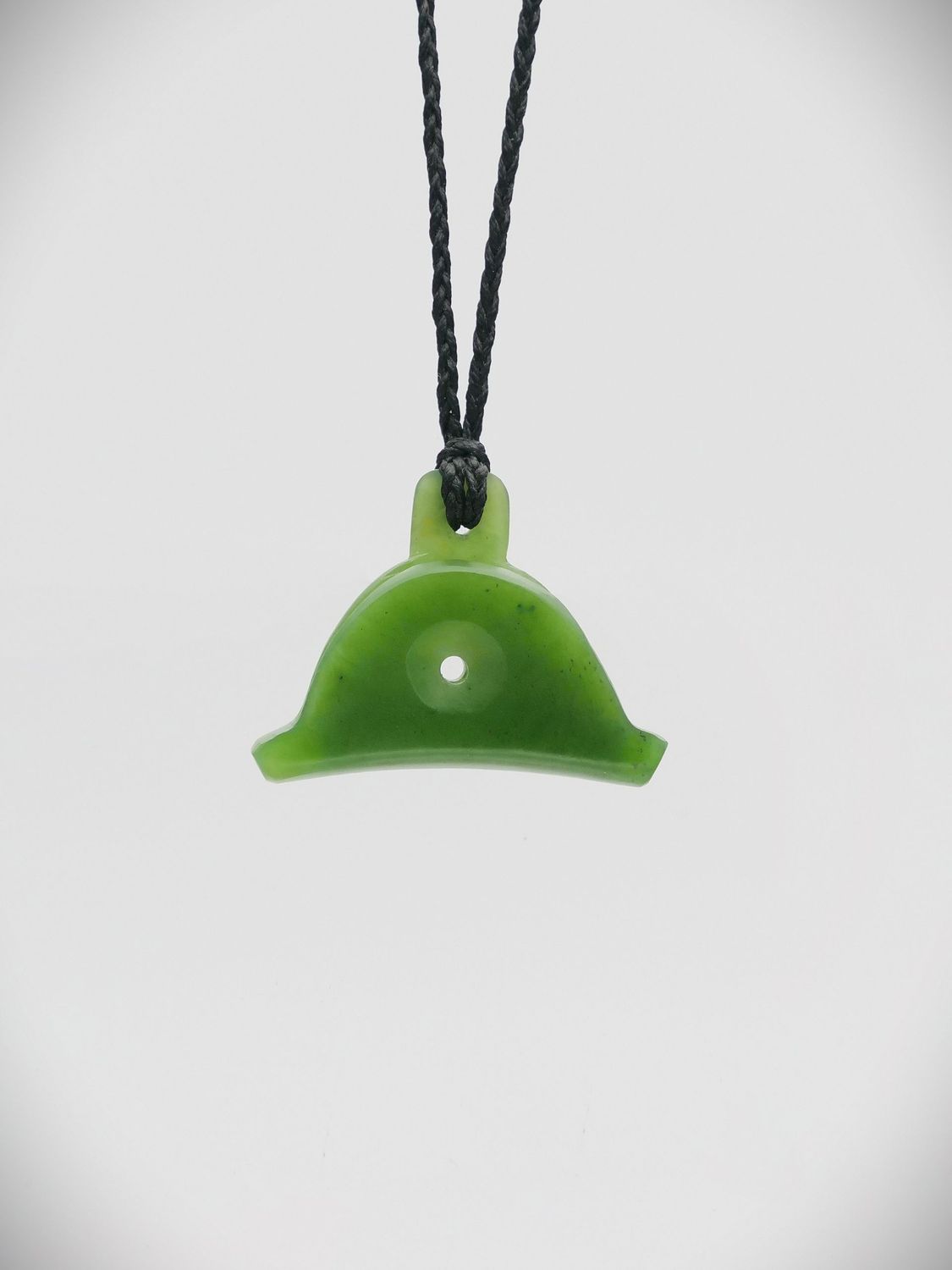 Moko Pounamu Shepherds Whistle NZ Genuine Kahurangi Greenstone - Pirinoa