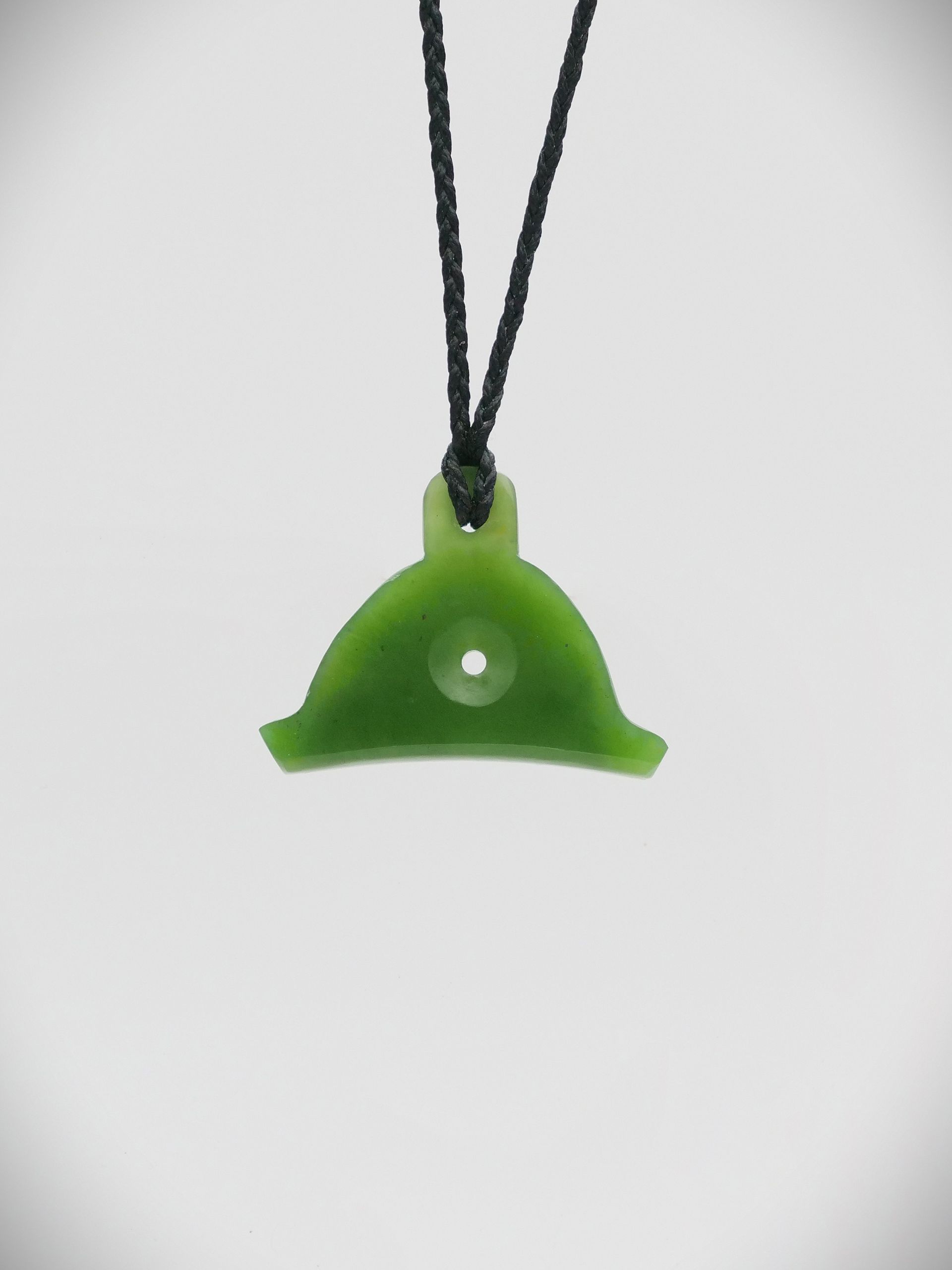 Moko Pounamu Shepherds Whistle NZ Genuine Kahurangi Greenstone - Pirinoa