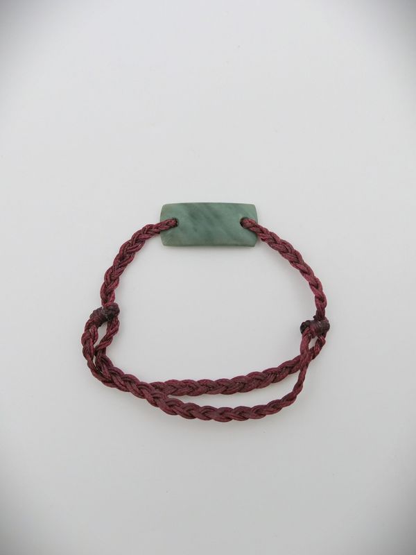 Moko Pounamu Adjustable Bracelet NZ Genuine Auhunga Greenstone 18385 Moko Pounamu Adjustable Bracelet NZ Genuine Auhunga Greenstone 18385