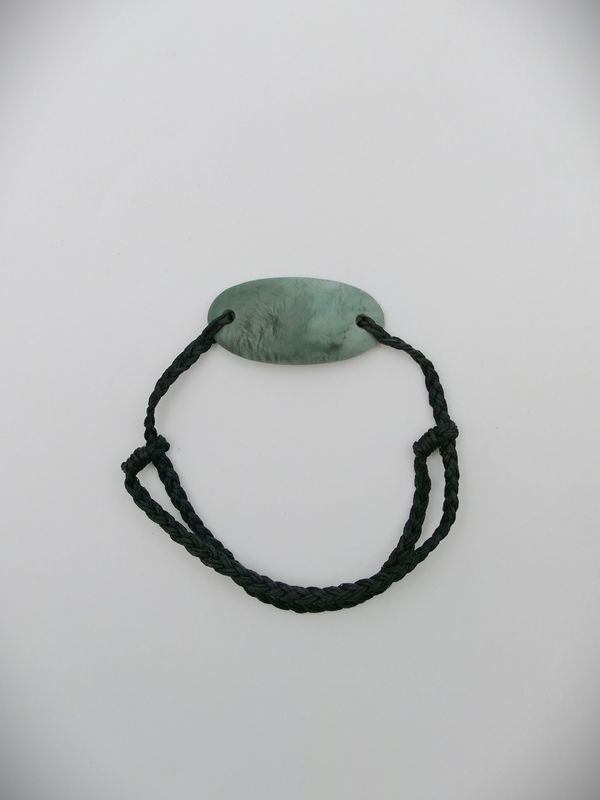 Moko Pounamu Adjustable Bracelet NZ Genuine Auhunga Greenstone 18388 Moko Pounamu Adjustable Bracelet NZ Genuine Auhunga Greenstone 18388