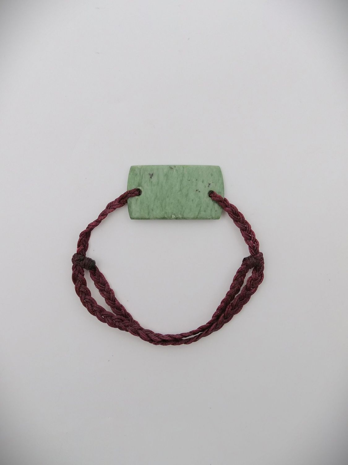 Moko Pounamu Adjustable Bracelet NZ Genuine Auhunga Greenstone 18384