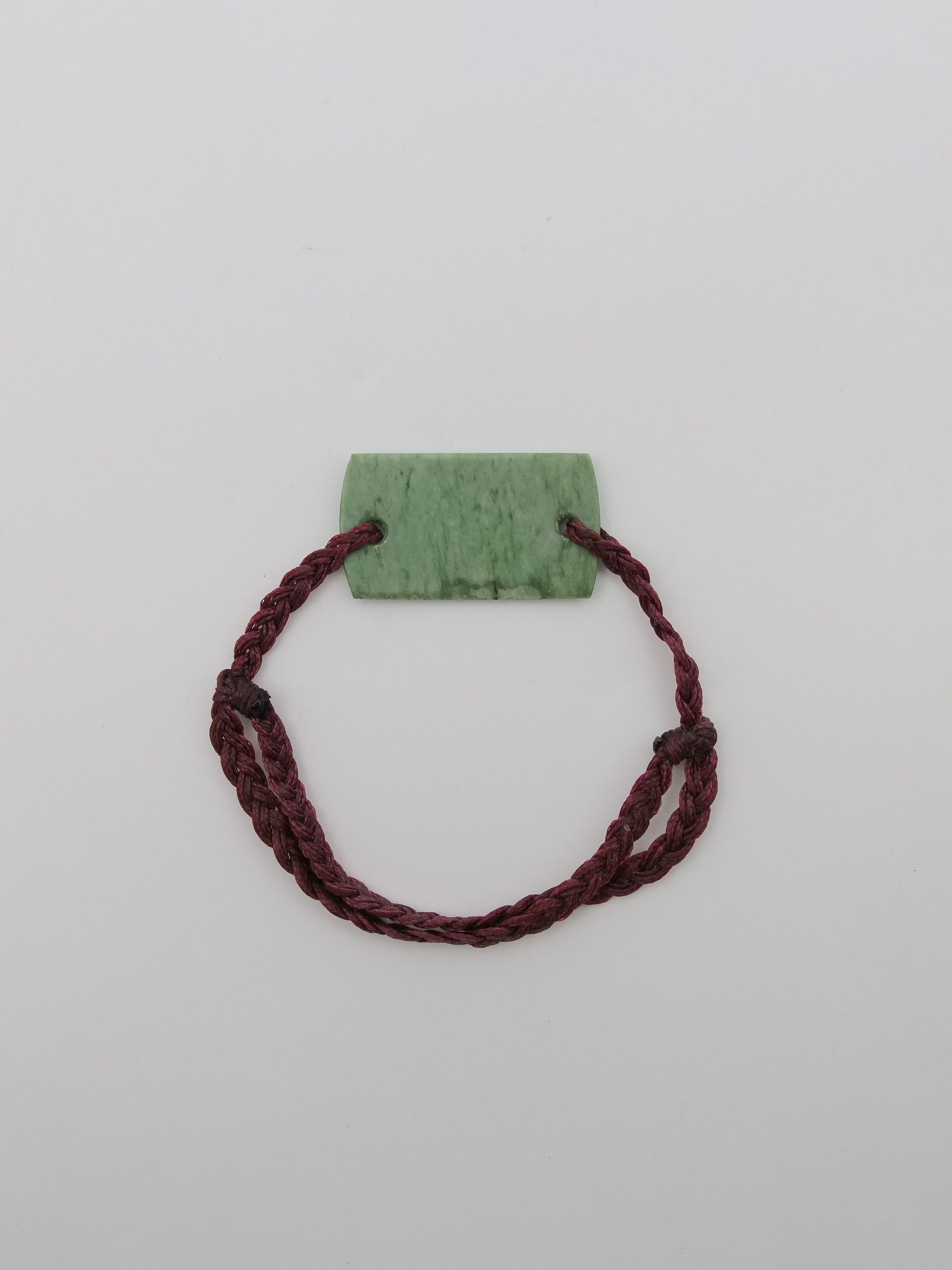 Moko Pounamu Adjustable Bracelet NZ Genuine Auhunga Greenstone 18384