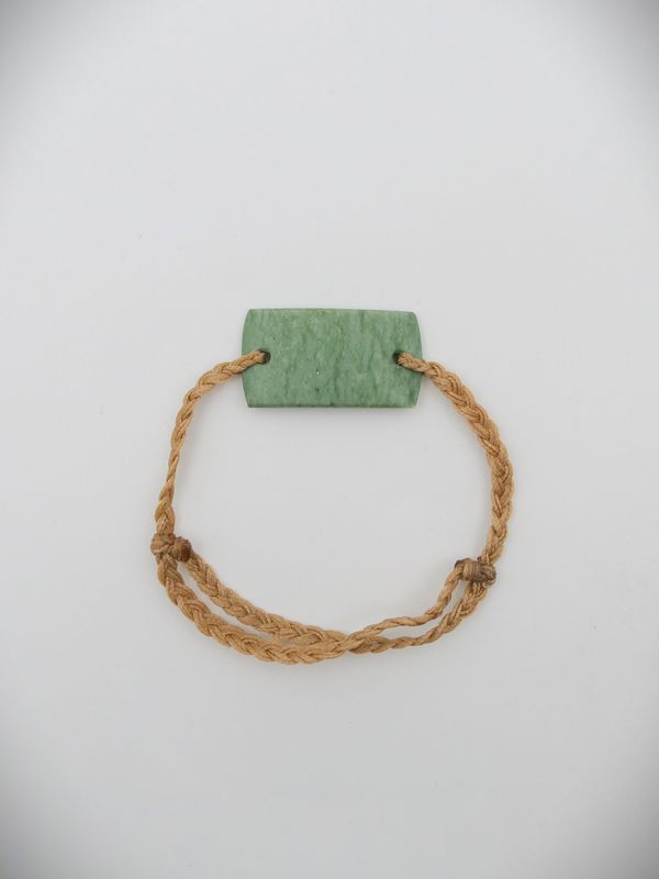 Moko Pounamu Adjustable Bracelet NZ Genuine Auhunga Greenstone 18387 Moko Pounamu Adjustable Bracelet NZ Genuine Auhunga Greenstone 18387