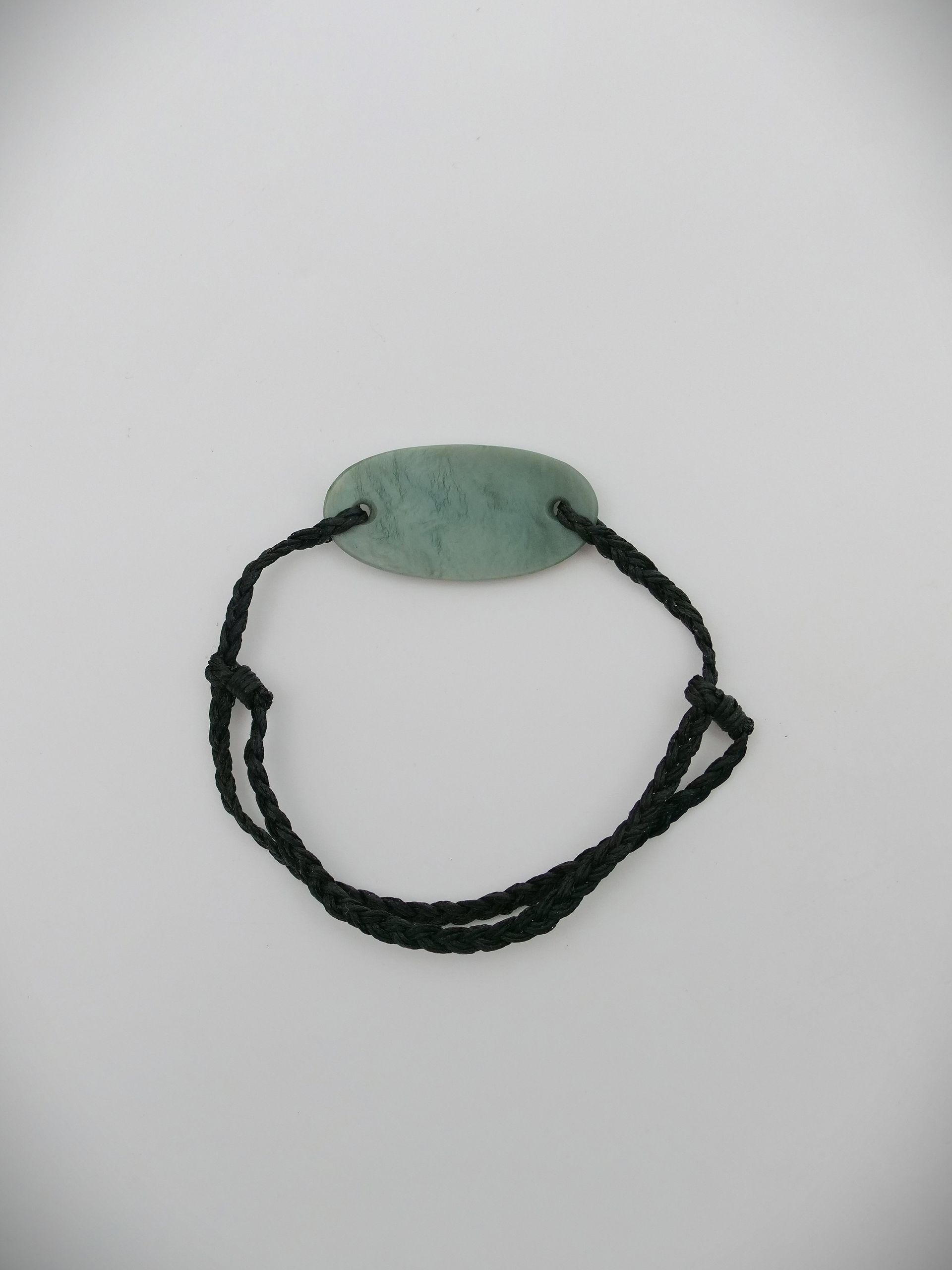 Moko Pounamu Adjustable Bracelet NZ Genuine Auhunga Greenstone 18388