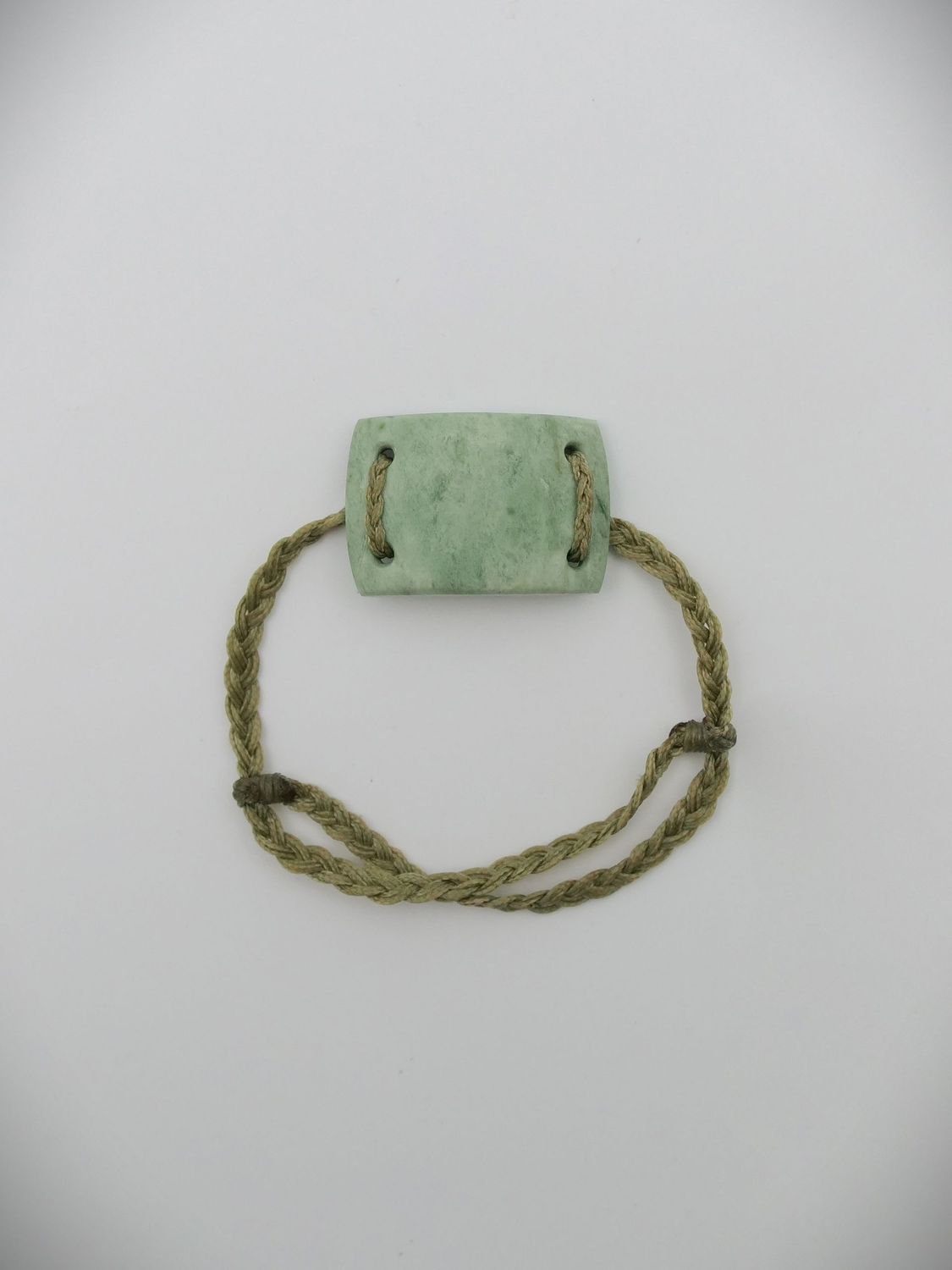 Moko Pounamu Adjustable Bracelet NZ Genuine Auhunga Greenstone 18394