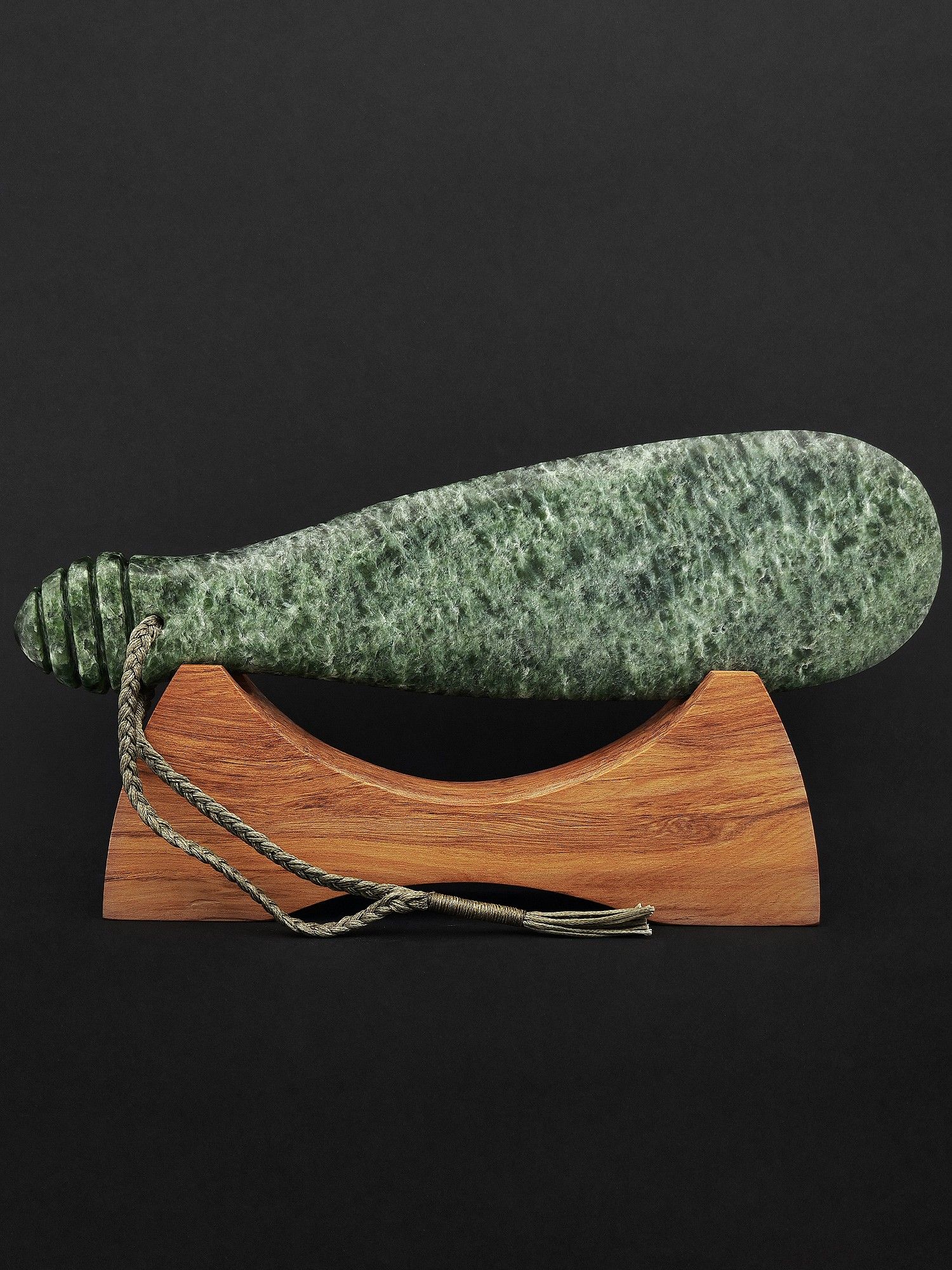 Moko Pounamu Mere NZ Genuine Kahotea Pounamu - Ruatahuna