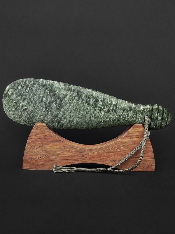 Moko Pounamu Mere NZ Genuine Kahotea Pounamu - Ruatahuna