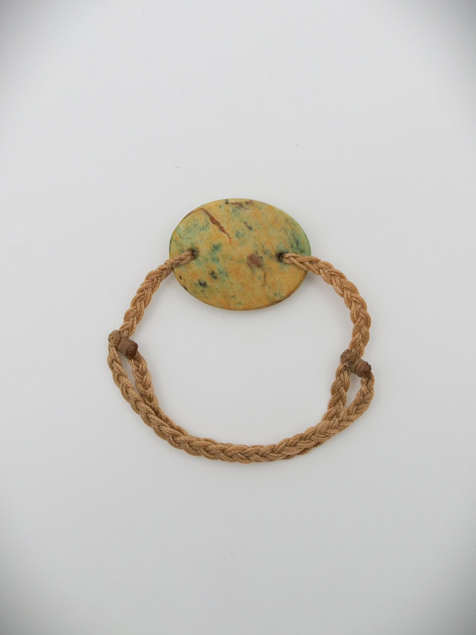 Moko Pounamu Adjustable Bracelet NZ Genuine Raukaraka Greenstone