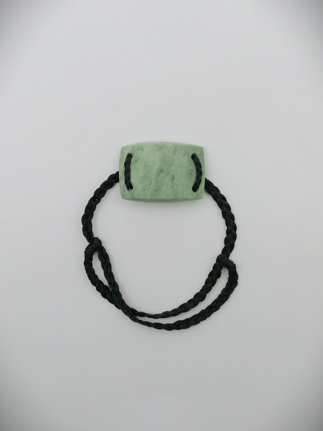 Moko Pounamu Adjustable Bracelet NZ Genuine Auhunga Greenstone 18404