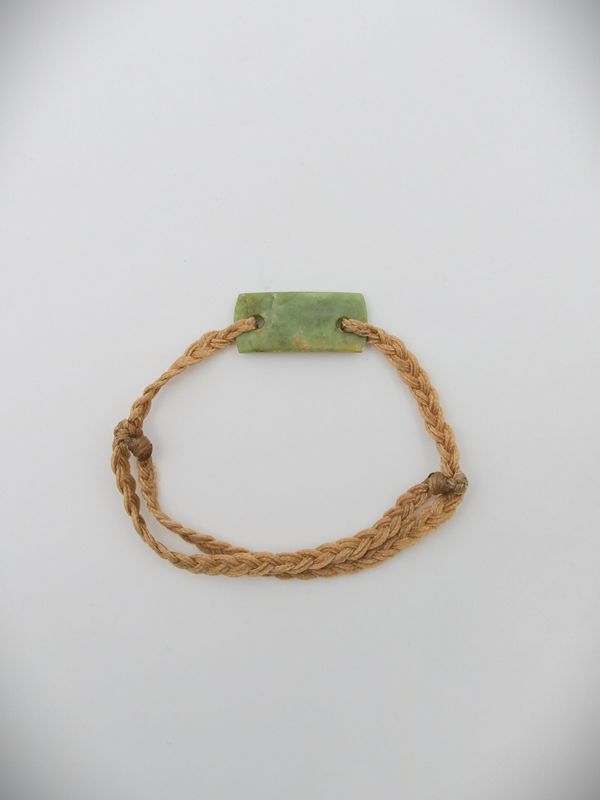 Moko Pounamu Adjustable Bracelet NZ Genuine Raukaraka Greenstone 18409 Moko Pounamu Adjustable Bracelet NZ Genuine Raukaraka Greenstone 18409