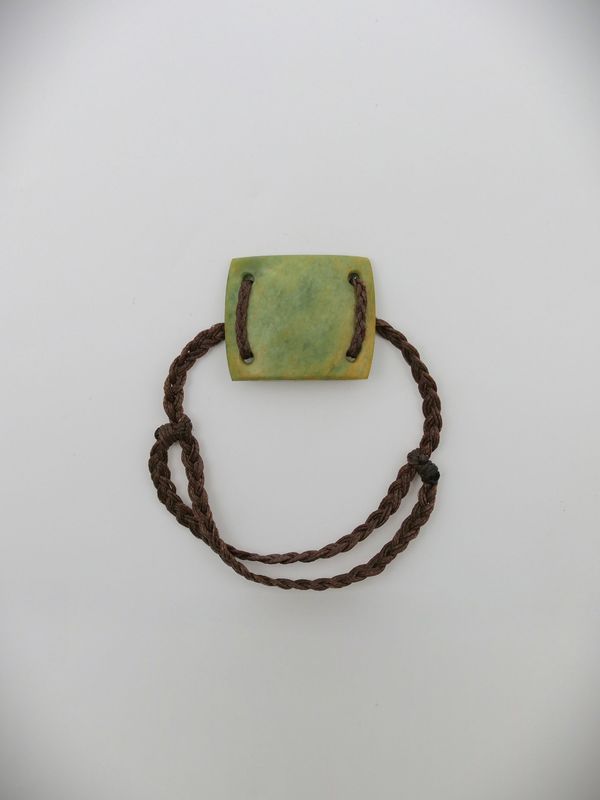 Moko Pounamu Adjustable Bracelet NZ Genuine Raukaraka Greenstone = 18412 Moko Pounamu Adjustable Bracelet NZ Genuine Raukaraka Greenstone = 18412