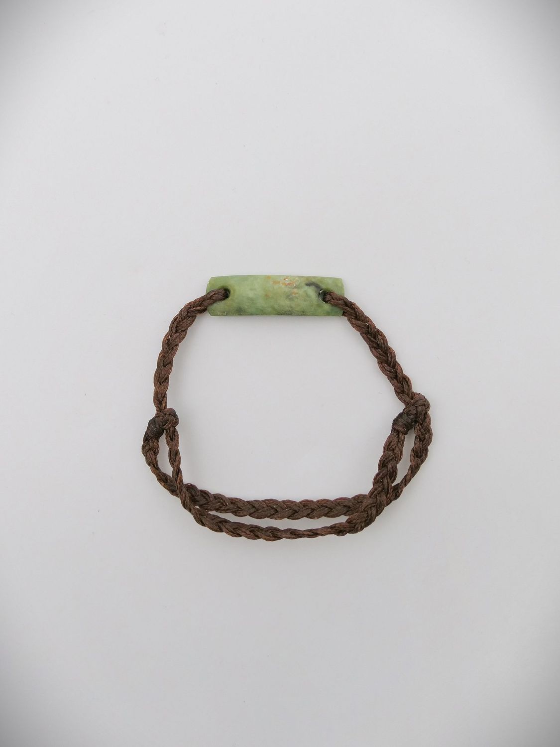 Moko Pounamu Adjustable Bracelet NZ Genuine Raukaraka Greenstone- 18411