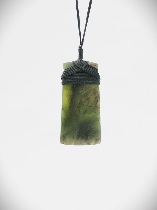 Moko Pounamu Toki NZ Genuine Totoweka Greenstone - Pirinoa