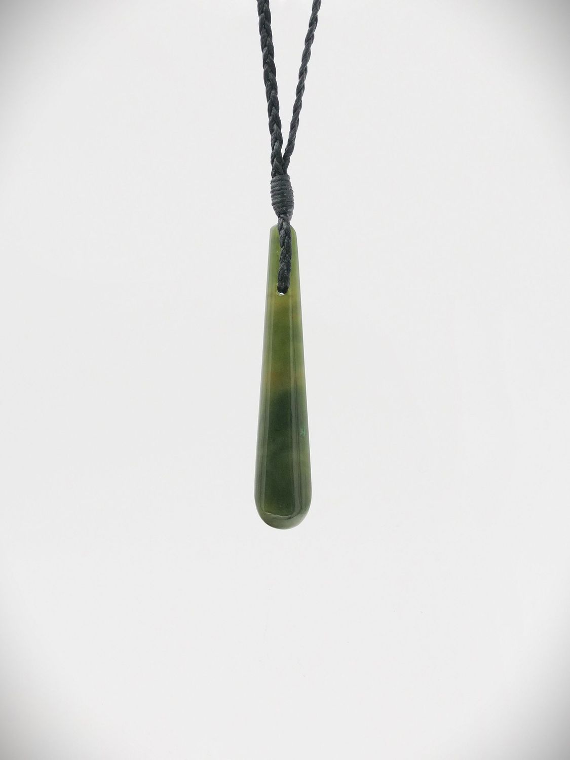 Moko Pounamu Roimata NZ Genuine Kawakawa Greenstone - Tauwhareparae