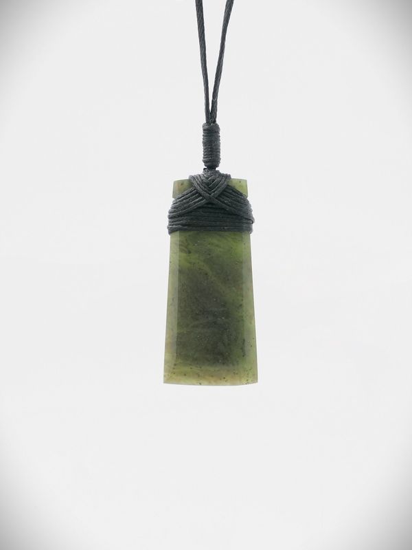 Moko Pounamu Toki NZ Genuine Totoweka Greenstone - Waioeka