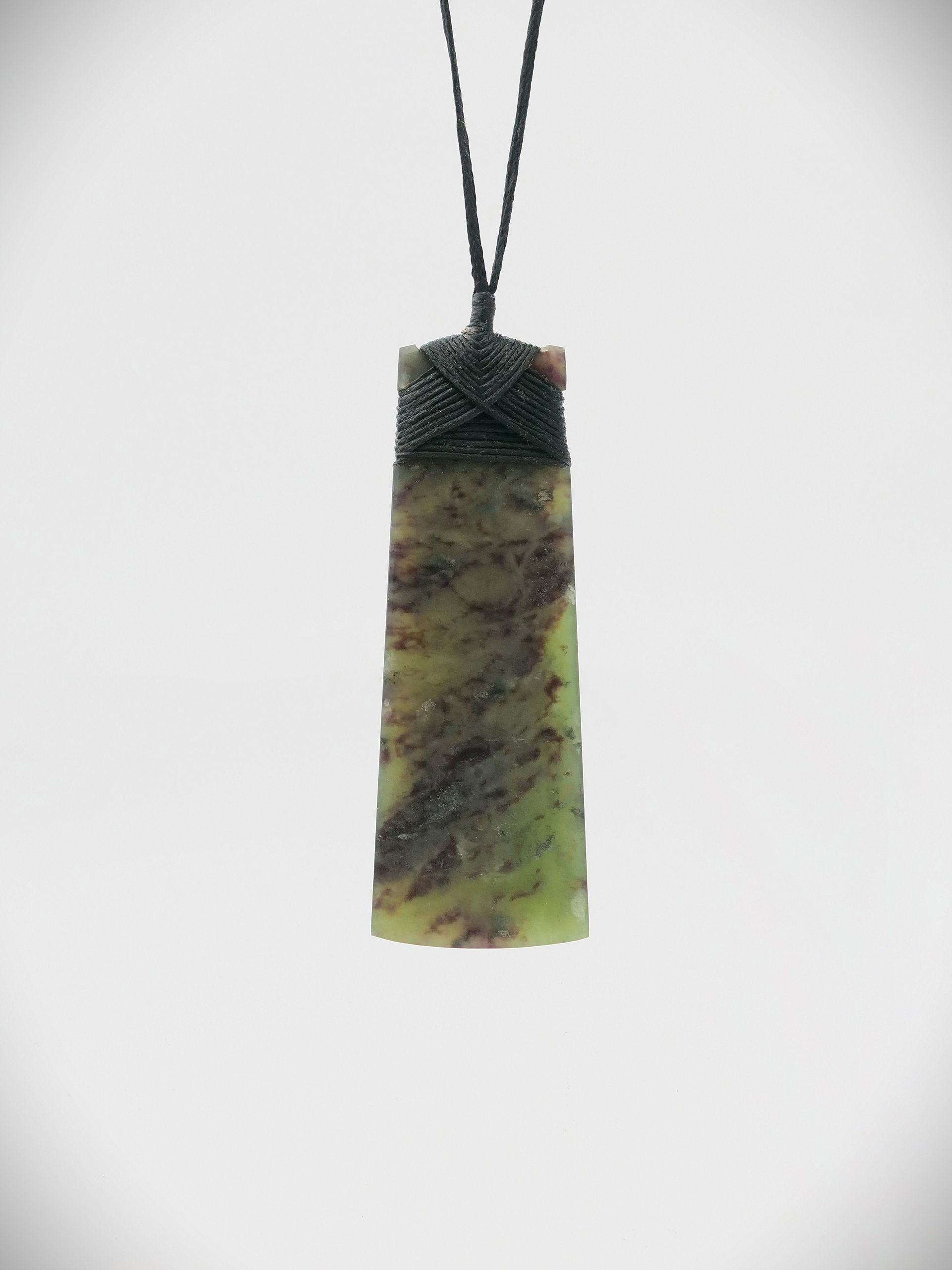Moko Pounamu Toki NZ Genuine Totoweka Greenstone - Houpoto
