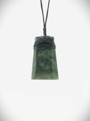 Moko Pounamu Toki NZ Genuine Hapopo Greenstone - Maketu Moko Pounamu Toki NZ Genuine Hapopo Greenstone - Maketu