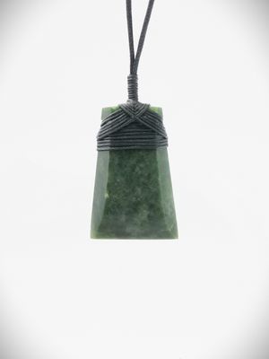 Moko Pounamu Toki NZ Genuine Hapopo Greenstone - Waimapu