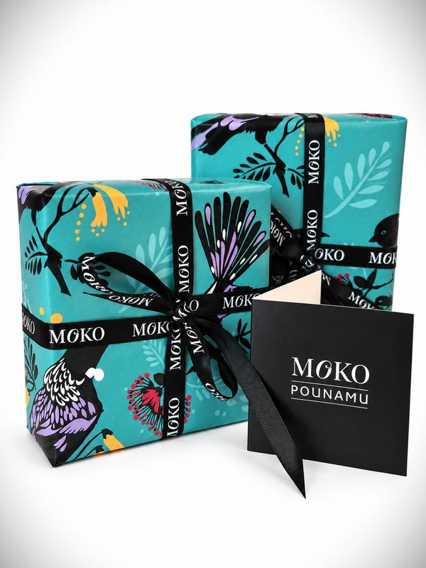 Moko Pounamu Premium Gift Wrapping Moko Pounamu Premium Gift Wrapping