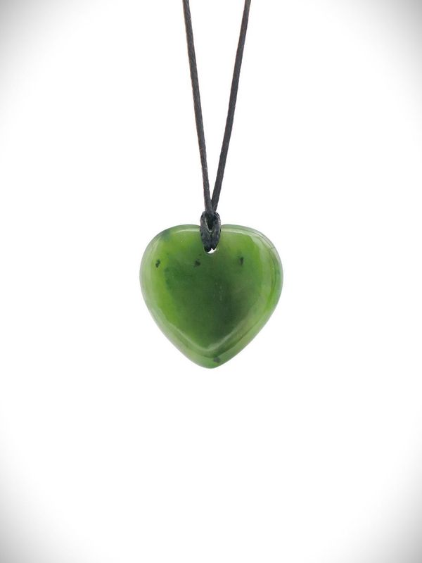 Moko Pounamu Heart NZ Genuine Kahurangi Greenstone - Hunter Valley Moko Pounamu Heart NZ Genuine Kahurangi Greenstone - Hunter Valley
