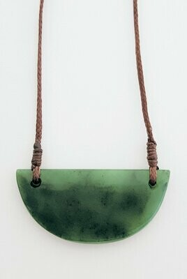 Moko Pounamu Kouma (Breastplate) NZ Genuine Greenstone