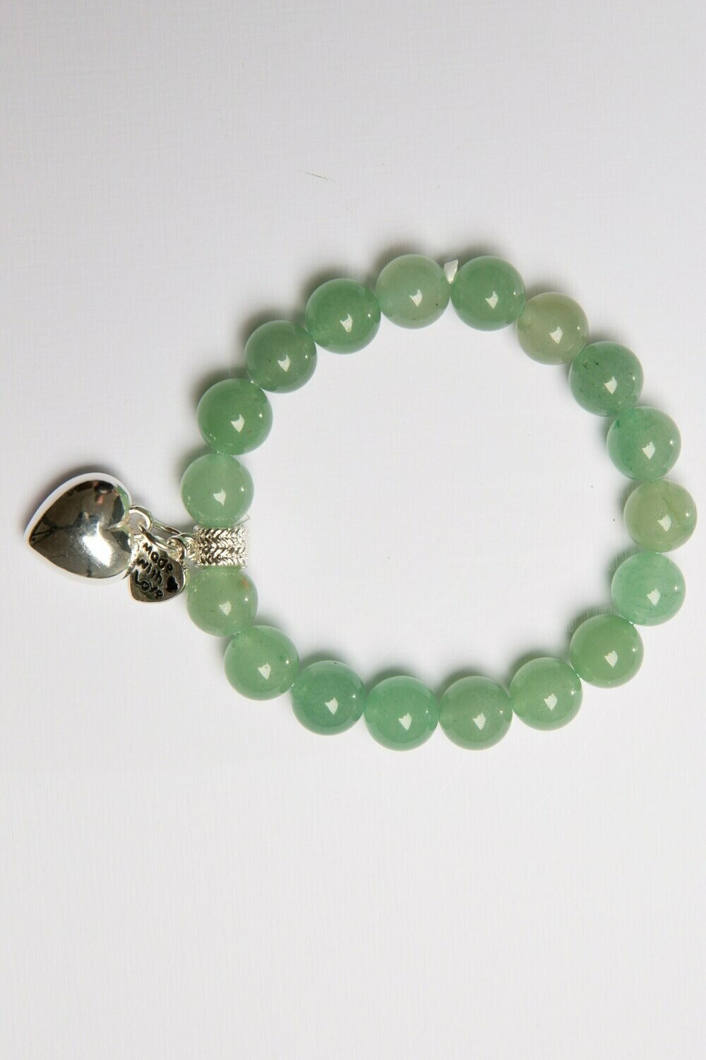 Aroha Made with Love New Jade Heart bracelet NJHB1 Aroha Made with Love New Jade Heart bracelet NJHB1