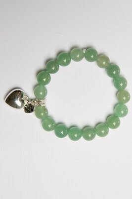 Aroha Made with Love New Jade Heart bracelet  NJHB1