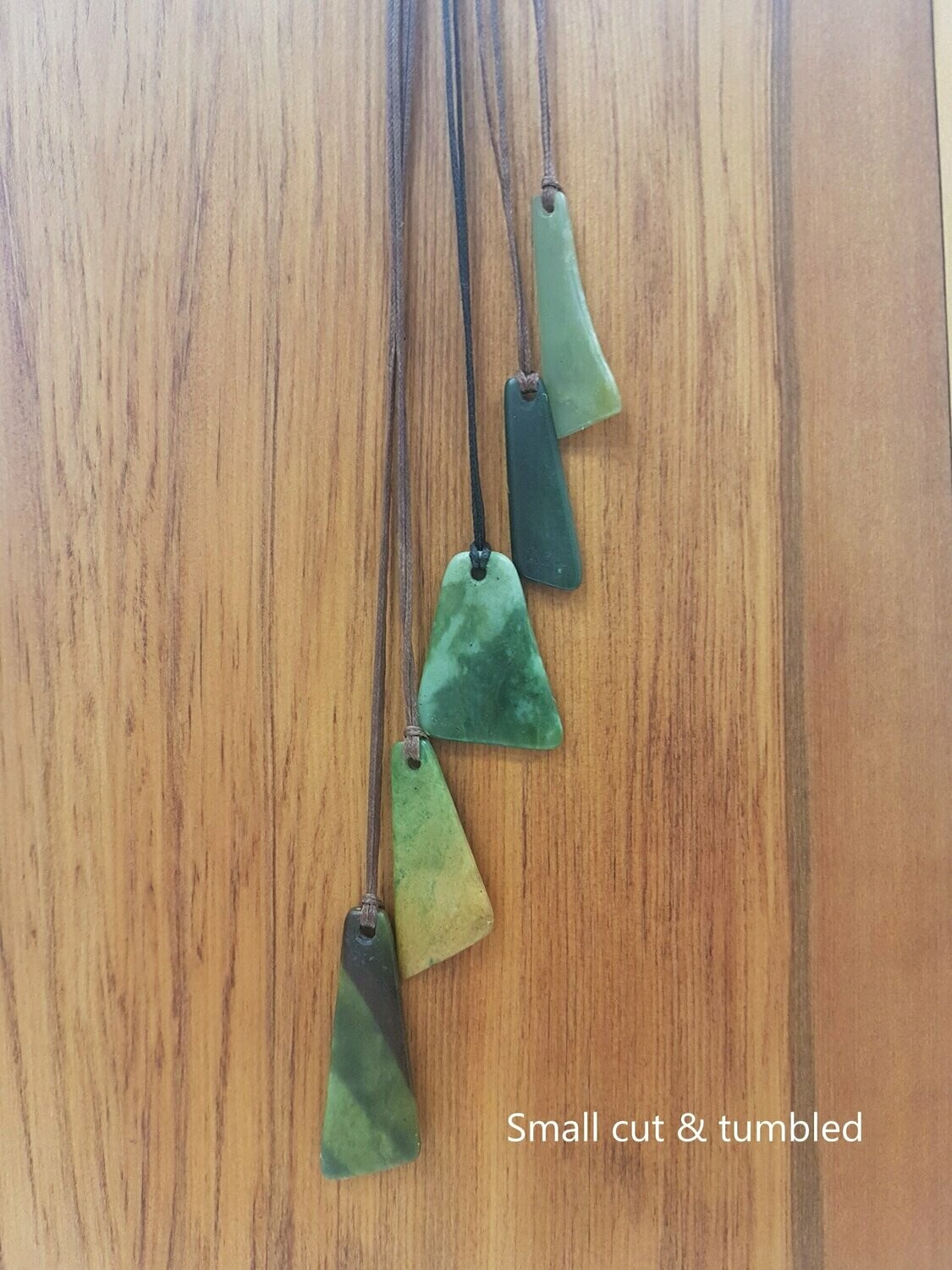 Moko Pounamu NZ Genuine Greenstone Tumbled pendant - Small Moko Pounamu NZ Genuine Greenstone Tumbled pendant - Small