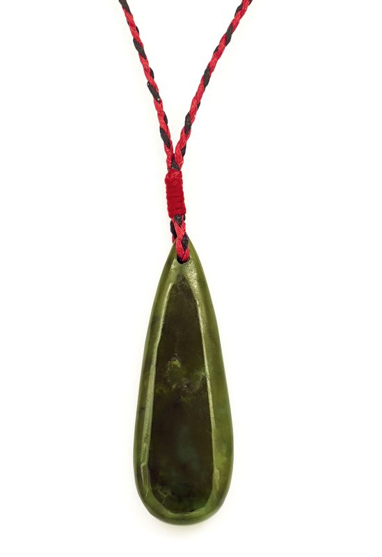 Moko Pounamu Crusaders Genuine Greenstone Roimata (Drop)
