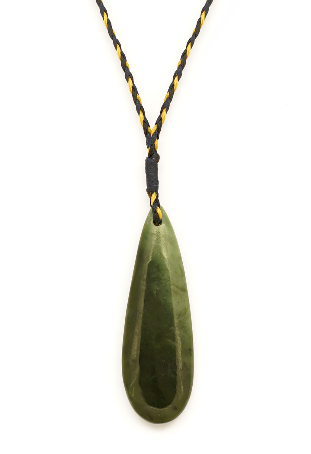 Moko Pounamu Hurricanes Genuine Greenstone Roimata (Drop)
