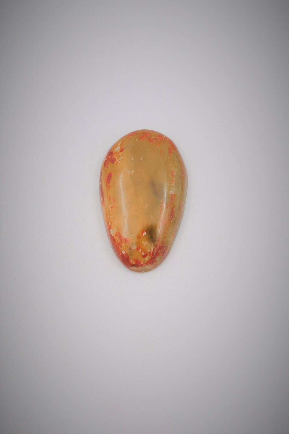 Moko Pounamu Raukaraka Pounamu Pear Shape Cabochon #9 Moko Pounamu Raukaraka Pounamu Pear Shape Cabochon #9
