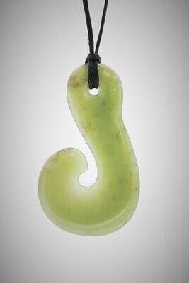 Moko Pounamu Hei Matau (Hook) NZ Genuine Inanga Greenstone - Whiorau SALE Moko Pounamu Hei Matau (Hook) NZ Genuine Inanga Greenstone - Whiorau SALE
