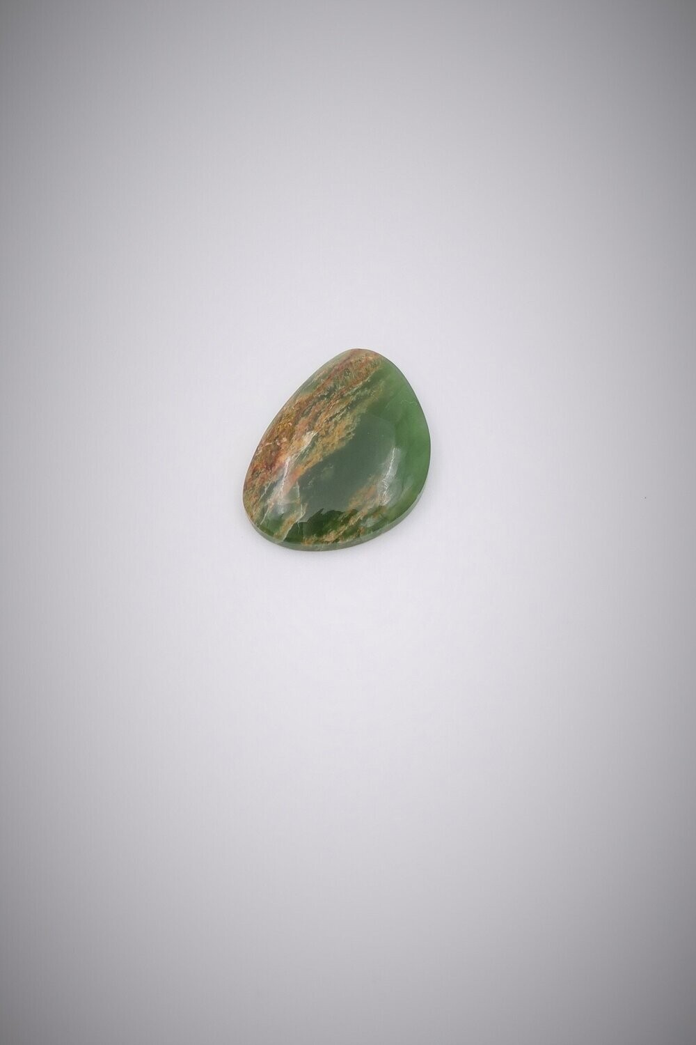 Moko Pounamu Kahurangi Flower Greenstone Free Form Cabochon #75 Moko Pounamu Kahurangi Flower Greenstone Free Form Cabochon #75