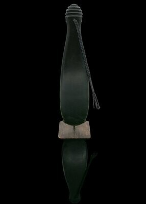 Moko Pounamu Mere Sculpture Kawakawa Greenstone - Rangitaiki Moko Pounamu Mere Sculpture Kawakawa Greenstone - Rangitaiki
