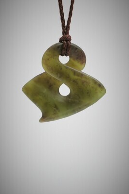 Moko Pounamu Single Pikorua NZ Genuine Totoweka Greenstone - Tutukaka Moko Pounamu Single Pikorua NZ Genuine Totoweka Greenstone - Tutukaka