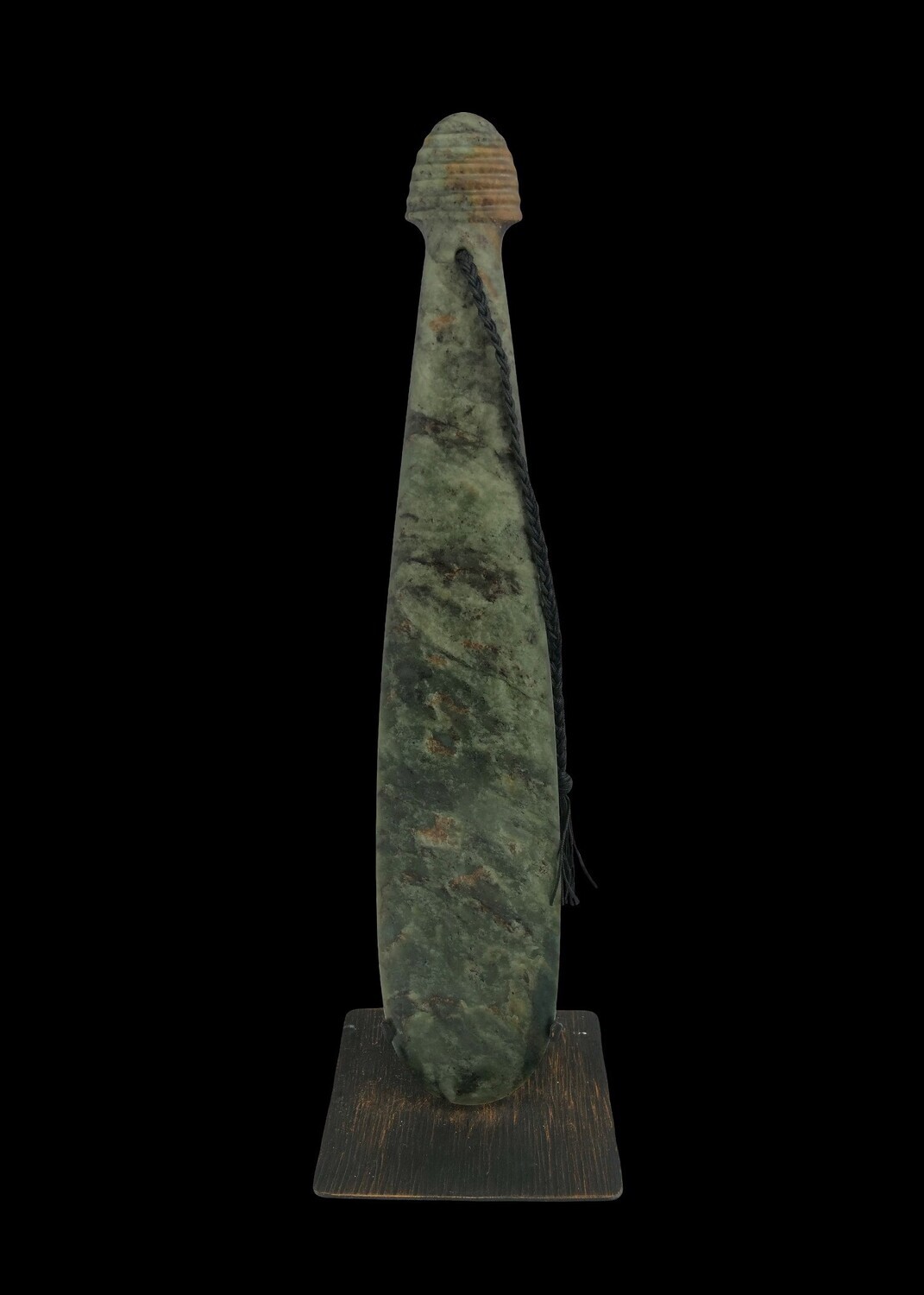 Moko Pounamu Mere - NZ Genuine Raukaraka Pounamu - Waitaruke
