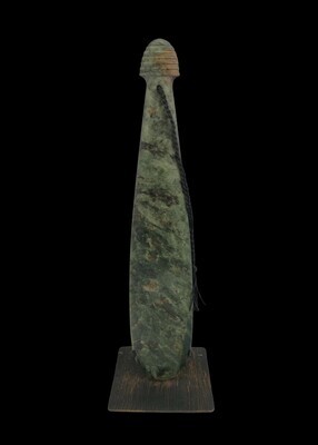 Moko Pounamu Mere NZ Genuine Raukaraka Pounamu - Waitaruke