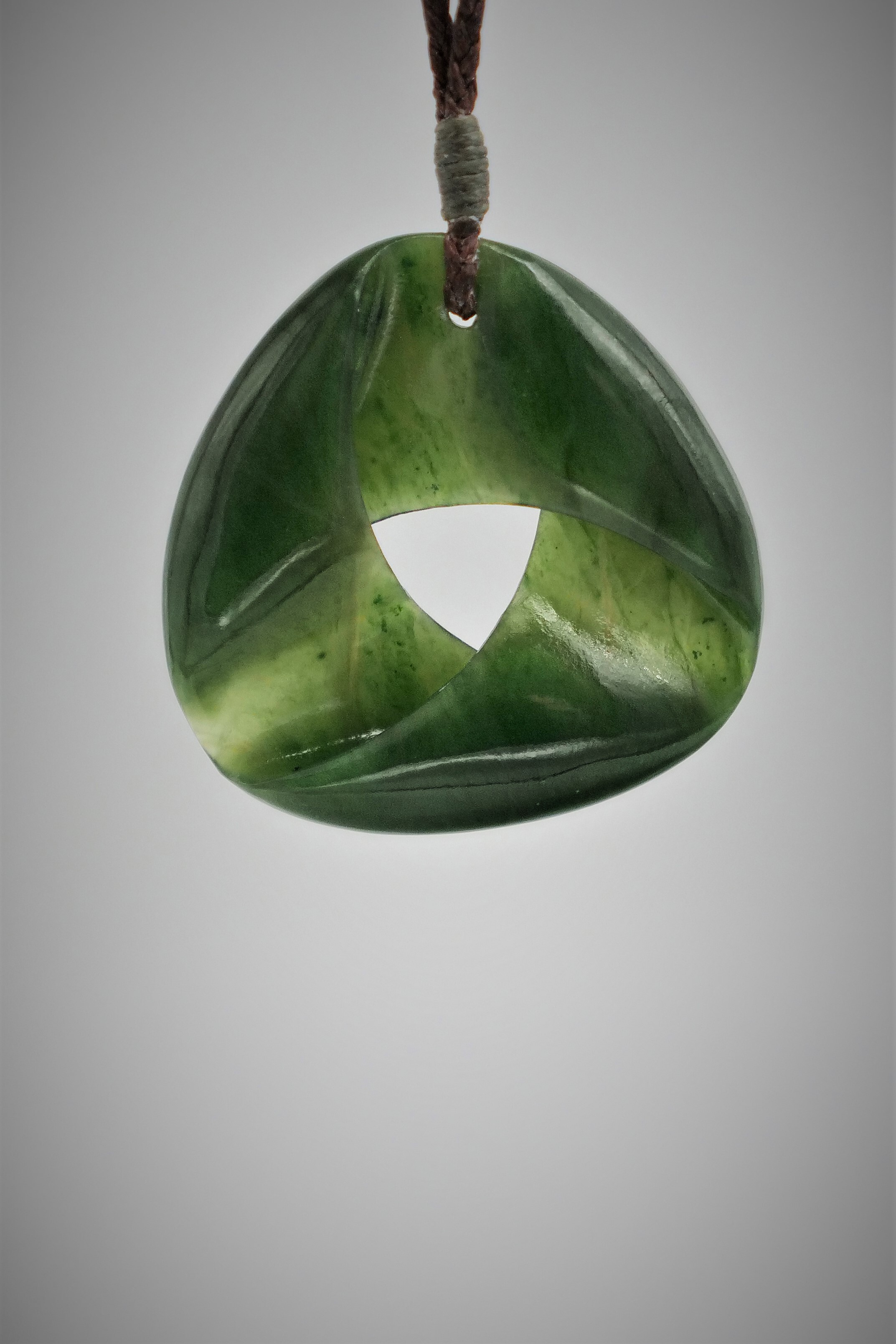 Moko Pounamu Southern Cross NZ Genuine Kawakawa Greenstone - Rangiputa