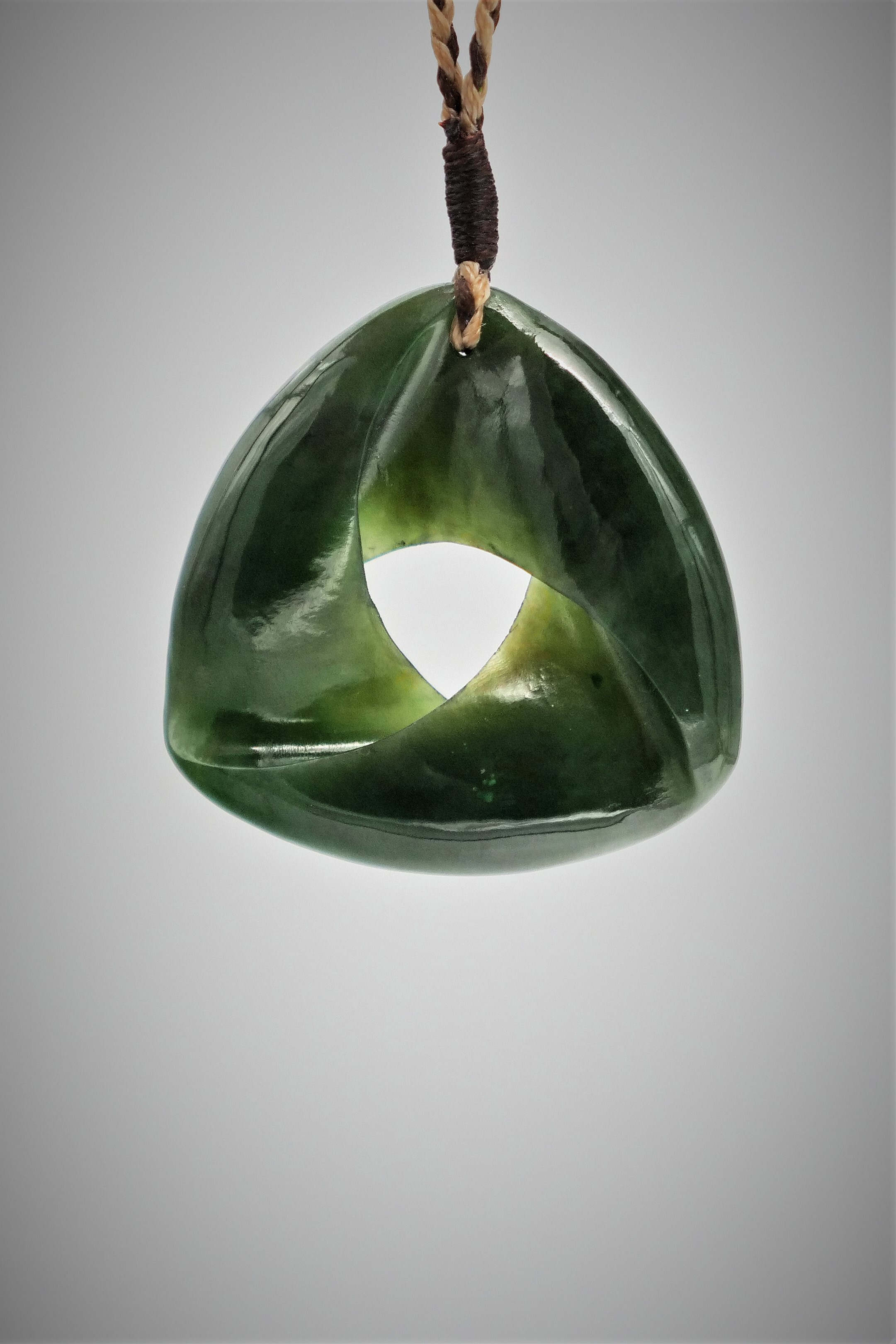 Moko Pounamu Southern Cross NZ Genuine Kawakawa Greenstone - Orowaiti