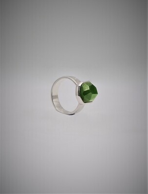 Moko Pounamu Ana Krakosky NZ Genuine Kahurangi Greenstone Ring - Karawhiti Moko Pounamu Ana Krakosky NZ Genuine Kahurangi Greenstone Ring - Karawhiti