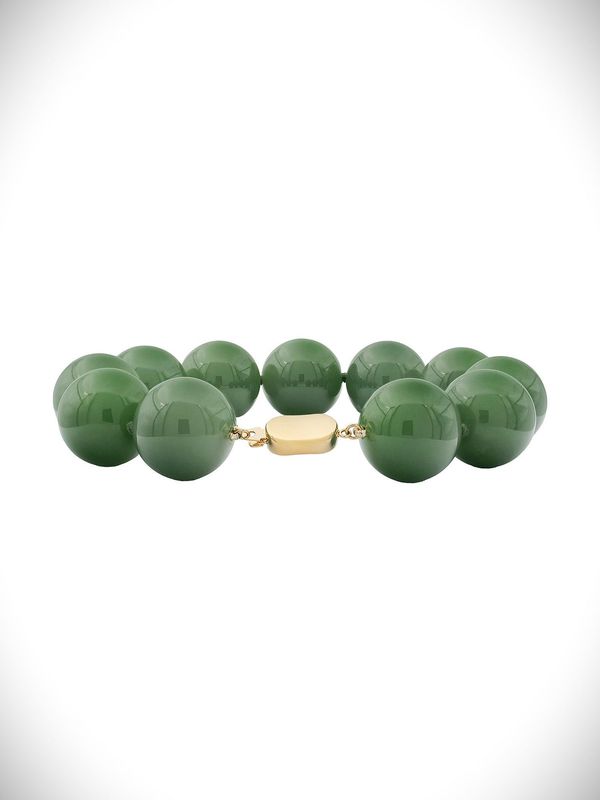 Moko Pounamu Bracelet NZ Genuine Inanga Greenstone - Whangataura