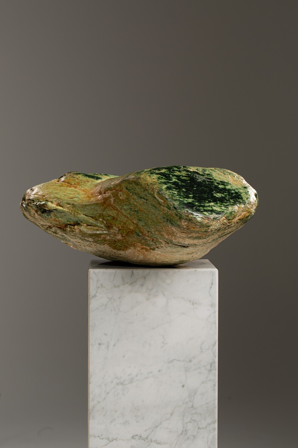Moko Pounamu Mauri Stone Genuine NZ Marsden Flower Greenstone - Kaimata Moko Pounamu Mauri Stone Genuine NZ Marsden Flower Greenstone - Kaimata