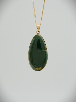 Moko Pounamu Marsden Flower Greenstone and 14ct Gold Pendant 10536 Moko Pounamu Marsden Flower Greenstone and 14ct Gold Pendant 10536